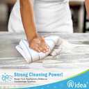 AIDEA Microfiber Kitchen Towels-8PK, Super Soft and Absorbent Dish Towels, Multi-Purpose Microfiber Kitchen Towels for Home, White/Grey, 15x25