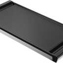 Upgraded WB31X24738 Cast Iron Griddle Replacement for GE Gas Stove, 19.5"×9" Heavy Duty Stove Top Center Griddle, WB31X49806 Cast Iron Pan