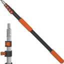 LAANPOLE Telescoping Pole, 5-20FT Aluminum Extension Pole(26FT Reach), Multi-Purpose Paint Roller for Painting, Dusting and Cleaning