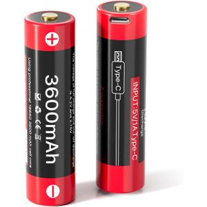 Rechargeable Battery 3.7V 3600mAh for Streamlight X Series Flashlights 2-Pack