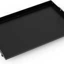 Stanbroil 28 Inch Flat Top Griddle Replacement Top for Blackstone 28" 2-Burner Gas Grill Cooking Station, Ceramic Coated Steel Griddle Top Replacement with Rear Grease System, Black