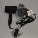 slopehill Professional Ionic Hair Dryer, Powerful 1800W Fast Drying Low Noise Blow Dryer with 2 Concentrator Nozzle 1 Diffuser Attachments for Home Salon Travel (Black)