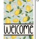5 x AVOIN colorlife Welcome Summer Lemon Garden Flag 12x18 Inch | Double Sided, Weather & Fade Resistant, Yard Outdoor Decoration, for Outside