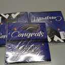 3 x Graduation Card Box, Blue Graduation Card Box 2026, Foldable Graduations Gift Boxes Class of 2026 for Congrat 2026 University Bachelor Doctoral Memorial Graduations Party Decorations Supplies