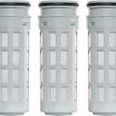 AQUA CREST PF45 Replacement for Brita Stream Pitcher Water Filter, Brita OB05 Filter Pitchers and Dispensers, Pour Through Filters, Upgraded 7-stage Filters, Reduces Chlorine, 2 Months, 3 Pack