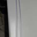 Shower Door Bottom Seal Strips 2PCS, 36 Inch Long Ultra Clear Vinyl Seal Strips with Sweep for 5/16"(8mm) Thick Frameless Glass Door, to Stop Water Leak