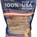 Pet Factory 78130 Beefhide | Dog Chews, 99% Digestive, Rawhides to Keep Dogs Busy While Enjoying, 100% Natural, Peanut Butter Flavored Rolls, Pack of 20 in 5" Size, Made in USA