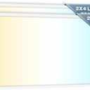 Sunco 2x4 LED Flat Panel Light Drop Ceiling Office Fixture, 7700 LM, Selectable Features, 40W/ 50W/ 60W, 4000K/ 5000K/ 6000K, Dimmable (0-10V), Dustproof ETL 2 Pack