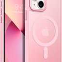 BENTOBEN for iPhone 13 Mini Phone Case, iPhone 13 Mini Case [Compatible with Magsafe] Translucent Matte Magnetic Slim Shockproof Women Men Protective Cover for iPhone 13 Mini 5.4" 2021, Tender Pink