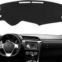 Dash Cover Mat Custom Fit for Scion TC Dashboard Pad Cap Carpet Protector (Black) K248