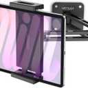 Urmust Adjustable Tablet Wall Mount, iPad Wall Mount Holder with 360° Swivel, Extendable Wall Holder for 4.7-13" Phones & Tablets, Long Arm Foldable Bracket for iPad Pro/Air/Mini,Galaxy Tab, Kindle