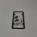 LivTee 4 Holes Stainless Steel License Plate Frames, 2 PCS Car Licence Plate Covers, Automotive Exterior Accessories Slim Design with Bolts Washer Caps for US Vehicles, Black