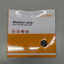 Bruiefpap 39.4FT Weather Stripping for Doors and Windows, Self-Adhesive Soundproofing Door Seal, Door Insulation for Sliding, Exterior, Frames and Front, 0.35'' Wide x 0.35'' Thick, Grey (Gray)