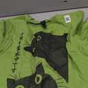 The Cat is Watching Today Funny Japanese Black Cat T-Shirt Size M