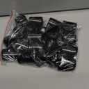 uxcell 20pcs Rubber End Caps 30mm ID Vinyl Round Tube Bolt Cap Cover Thread Protectors Black