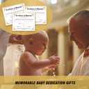 25 Baby Baptism Dedication Certificate with Babies Christening Dedication Certificates for Church Baptism Gifts 8 x 10 Inches - J845