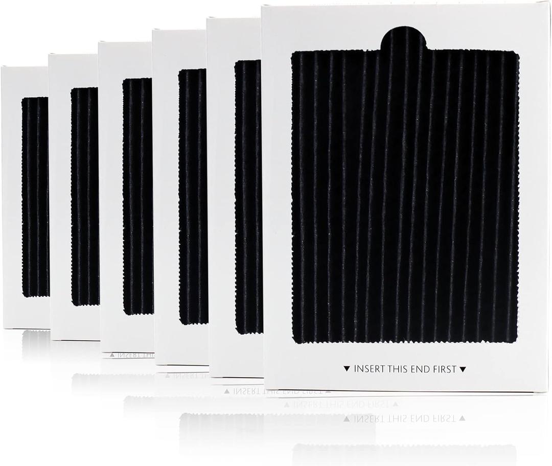 Refrigerator Air Filter Replacement for Frigidaire PAULTRA Pure Air Ultra and Electrolux EAFCBF Fridge Replace 242061001, 242047801, 242047804-6 Pack by Funmit
