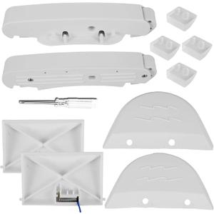 Pool Cleaner Part Kit Compatible with Hayward Pool Vacuum, Hayward Navigator Parts with AXV417WHP Pod Swings, AXV604WHP Front and Rear Bezels, AXV434WHP Flaps, AXV414P Pod Shoes 10PCS