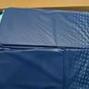 Large Foldable Swimming Kiddie Pool 83" L x 55" W x 22" H Hard Plastic Square Pool for Kids & Dogs, Reinforced Sidewalls for Backyard Use