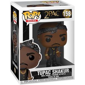Funko Pop Rocks: Tupac - Vest with Bandana - Collectable Vinyl Figure - Gift Idea - Official Merchandise - Toys for Kids & Adults - Music Fans - Model Figure for Collectors and Display (One-Size)