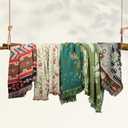 MACEVIA Native American Aztec Blanket for Couch, Rustic Southwest Blankets Decorations for Home, Country Boho Throw Blanket for Couch, Sofa, Bed, Western Bedroom Decor Tribal Decor (Aztec 03 50"70")