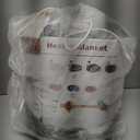 Homemate Electric Heated Blanket Twin Size - 62"x84" Heating Blanket Twin Size 1/2/4/6/8 Hours Auto-Off 10 Heat Level Over-Heat Protection Luxury Faux Fur Sherpa ETL Certification, 01 - Grey