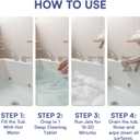 Jetted Tub Cleaner for the Jets and the Tubes 24 Tablets Hot Tub Cleaner for Jet Bathtub Heavy Duty - No Harsh Chemicals and Septic Safe - Compatible with Whirlpool, Spa, Jetted Bath