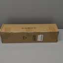 QDWIS Wood Curtain Rods for Windows 48 to 84 Inch,1'' Diameter Drapery Rods with Imitation Wood Grain Leaf Pattern Finials,Boho Adjustable Heavy Duty Curtain Rods Set,36-88'',Color:Natural Wood