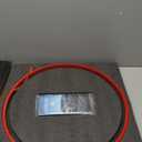 Automotive Alloy Wheel Rim Protector - Covering The Entire Rim of The Wheel hub - Strips for Curb Rash Prevention - Set of 4 Rim Protector Easy to Install (18'',Red)