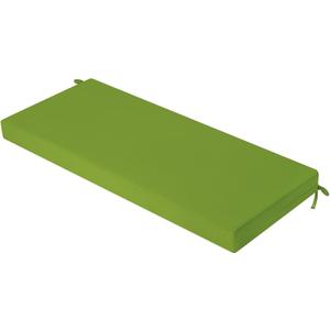 idee-home Outdoor Bench Cushion, Outside Cushions for Outdoor Furniture, Waterproof Seat Pad with Ties for Garden Backyard