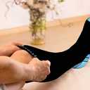 Physix Gear Compression Socks 20-30 mmHg - Men & Women - Running, Nurses, Shin Splints, Flight, Travel (Black)