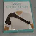 Vive Shoulder Brace for Women & Men - Injury Recovery Compression Support Sleeve - for Rotator Cuff Injuries, Arthritis, Sprain, Dislocation, PT - Targeted Inflammation Pain Relief (Black, X-Small)