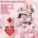 BackURyear Women Nurse Appreciation Gifts, Thank You Christmas Birthday Gift for RN NP CNA Nurse Week Day Graduation Retirement Hospital Nursing School Student Present, Handmade Crochet Gnome