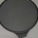SENSARTE Nonstick Crepe Pan, Swiss Granite Coating Dosa Pan Pancake Flat Skillet Tawa Griddle 10-Inch with Stay-Cool Handle, Induction Compatible (Gray)