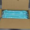 4 Tier Rolling Utility Cart with Drawer, Storage Organizer Cart with 2 Lockable Wheels, Multifunctional Rolling Storage Cart for Bathroom, Kitchen, Craft, Makeup, Baby Essentials, Blue