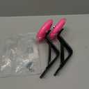 Tsnamay Pair of Bicycle Auxiliary Wheel Children's Bicycles Accessories for 12" 14" 16",Flash Wheels Training Wheels,Pink 16"