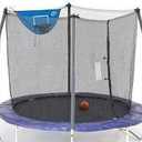 Trampoline Replacement Black Netting for 8ft Frame for 4 Poles (Netting Only)