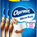 Charmin Ultra Soft Cushiony Touch Toilet Paper, 30 Family Mega Rolls = 153 Regular Rolls (288 sheet (Pack of 30))