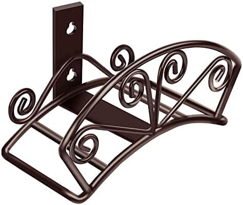 XXJJ Garden Hose Holder, Heavy Duty Water Hose Holder, Solid Metal Hose Hanger for Outside Yard