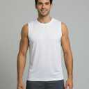 5 Pack Men's Mesh Muscle Tank Tops Sleeveless Athletic Gym Workout Shirts | Available In Big & Tall, Undershirts, Moisture Wicking, Breathable, Cooling, Fitness, Running, Beach, Boxing, Singlet (S)
