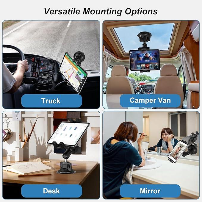 Focxoio Starlink Mini Car Mount for Dashboard,Starlink Mini Mounting Kit Angle-Adjustable, Easy Install Suction Cup Mount Ensures Stable Setup While Driving Focxoio Starlink Mini Car Mount for Dashboard,Starlink Mini Mounting Kit Angle-Adjustable, Easy Install Suction Cup Mount Ensures Stable Setup While Driving