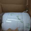 Niagara Sleep Solution Ultra Soft Twin XL Size Mattress Topper - Viscose Made from Bamboo Pillow Top Mattress Pad for Back Pain Relief - Naturally Cooling for Hot Sleepers, Green