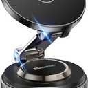 Magnetic Phone Holder for Car 2026 Heavy Duty Model 360 Adjustable Vacuum Suction Car Magsafe Phone Mount Cell Phone Holders for Your Car for iPhone 16 Pro Max 15 14 13 12 Plus (Metal Stand Rotor)