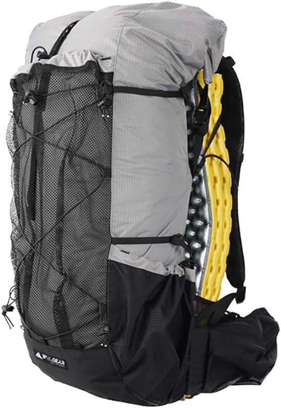 3FULGEAR QiDian Hiking Backpack for Men Women 56L(40+16) Lightweight Outdoor Camping Bag Trekking Daypack (Grey)