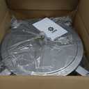 JANZ 20'' Pressure Washer Surface Cleaner with 4 Wheels, Stainless Steel Housing, 1/4" Quick Plug, 2 Extension Wands, 2 Replacement Nozzles and 3 Spray Nozzles, 4000 PSI