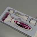 Electric Razor for Women Men,4 in 1 Painless Ladies Wet & Dry Body Razors and Facial Hair Remover,Rechargeable Led Display Hair Removal Kit for Nose Face Body Leg Bikini Arm Hair (Black)