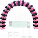 YALLOVE 21ft Balloon Arch Stand Kit, Free Combination in Width and Height (e.g. 10ft x 7.5ft), Convenient to Assemble and Disassemble, Not Include Balloons