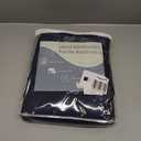 Navy Blue Linen Curtains 96 inches Long for Bedroom Back Tab Light Filtering Privacy Sheer Blue Curtains Boho Farmhouse Nautical Decor Indigo Blue Cotton Textured Draperies 2 Panel Set 52x96