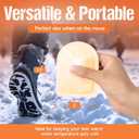 Toe Warmers for Feet  50 Pairs (100 Warmers) | 10+ Hour Self-Adhesive Feet Warmers, Foot Warmers Bulk, Ultra-Thin Disposable Heat Pads for Shoes & Boots