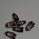 ARTIBETTER Only 6Pcs Mini Lanterns for Christmas Decor, Vintage Dollhouse Garden Lantern Crafts, Rustic Miniature Oil Lamp for Holiday Tabletop, Fireplace, and DIY Displays 2Inch Bronze